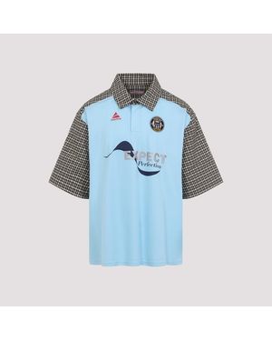 Martine Rose Short Sleeves T-Shirt Poloshirt - Blue