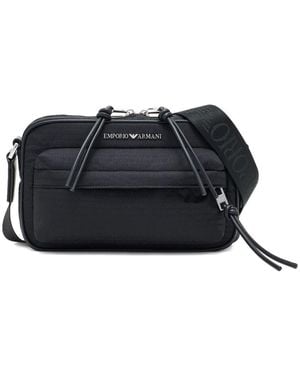 Emporio Armani Nylon Crossbody Bag - Schwarz