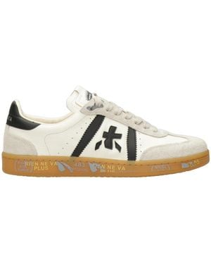 Premiata Sneakers Weiß+Schwarz
