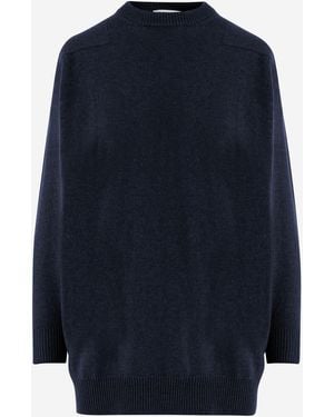 Jil Sander Wool Blend Sweater - Blue