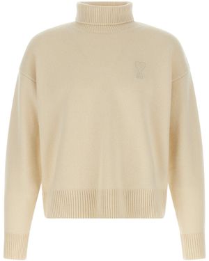 Ami Paris Matis' Turtleneck Sweater - Natur
