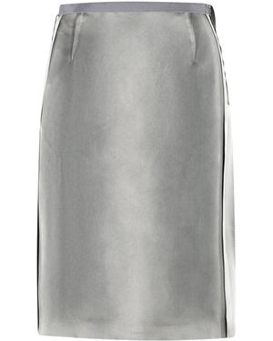 Maison Margiela Viscose Midi Skirt - Grey