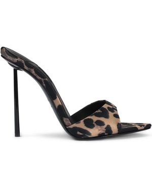 Le Silla Bella 120 mm Mules - Mettallic