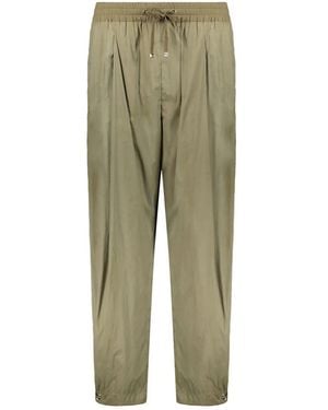 Herno Drawstring Elastic Waist Pants - Green