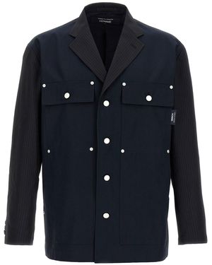 Comme Des GarÃ§ons Homme Comme des garҫons homme pinstripe blazer - Blau