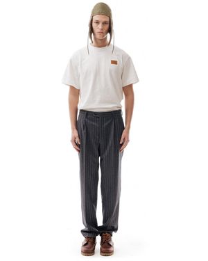 LC23 Pantalones grises gessato