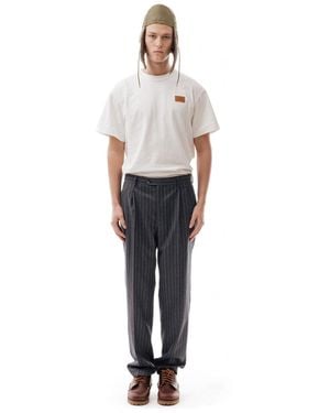 LC23 Gessato Grey Hosen - Grau