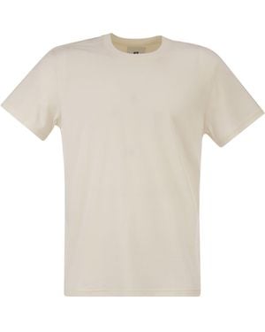PT Torino Silk And Cotton Jersey Knit - White