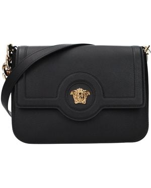 Versace Crossbody Bag Leather - Black