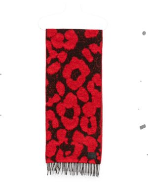 Paul Smith Wool Blend Scarf - Red
