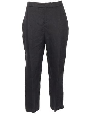 Elisabetta Franchi Straight-Leg Tailored Pants - Black