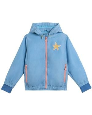 Stella McCartney Jacket With Logo - Blue