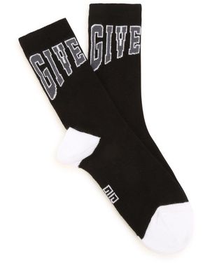 Givenchy Logo Socken - Schwarz