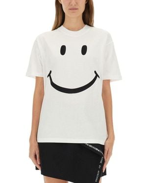 Moschino Smiley" T-Shirt - White