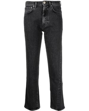 TOTEME Twisted Seam Denim Jeans - Black