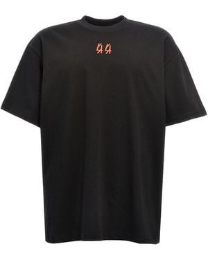 44 LABEL 'Doping Kontrolle' T -Shirt - Schwarz