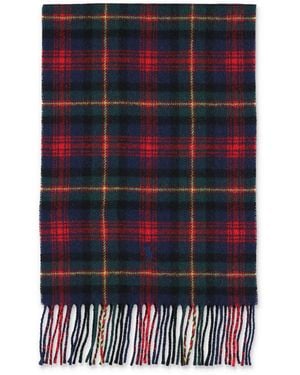 Polo Ralph Lauren Check Wool Scarf - Blue
