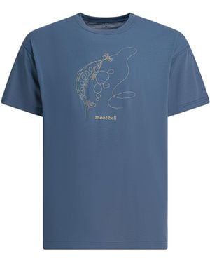 Montbell T-shirts Blue