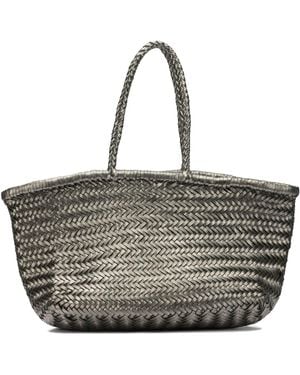 Dragon Diffusion Borsa A Tracolla Media "Triplo Salto" - Grigio