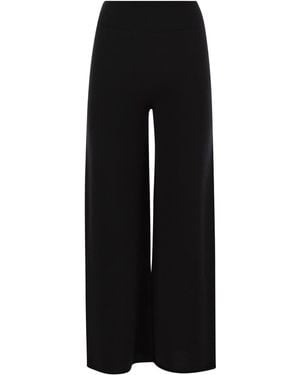 Vanisé Cashmere Wide Leg High - Nero