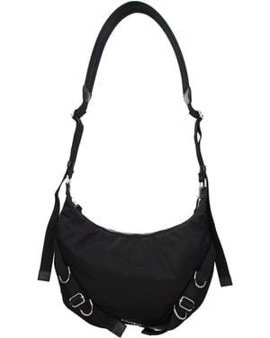 Givenchy Herrens Voyou Umhängetasche Nylon Schwarz
