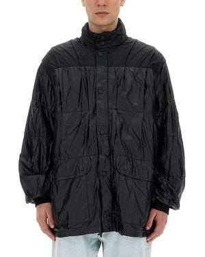 Our Legacy Crinkled Texture Nylon Jacket - Black