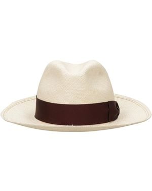 Borsalino Hats - White