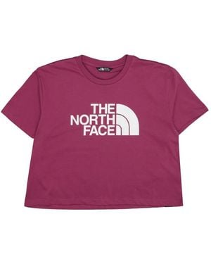 The North Face Crop T-Shirt - Pink