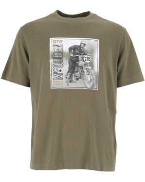 Barbour Smq Brandon Graphic T S - Green