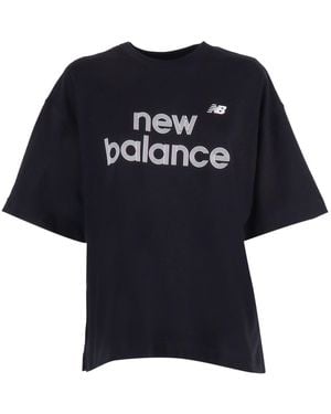New Balance Jersey Graphic T Shirt - Black