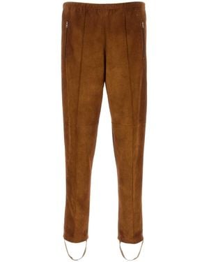 Prada Caramel Suede Pant - Brown