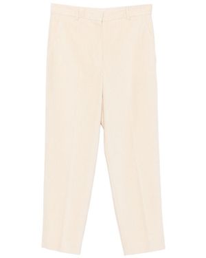 Circolo 1901 Cotton Carrot Trousers - White