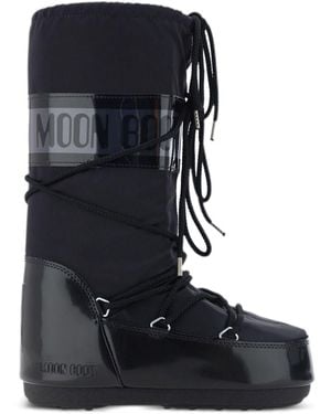 Moon Boot Botas de bota de luna botas de nieve acolchadas - Negro