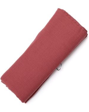 Destin Solid 90 x 90 Schal - Rot