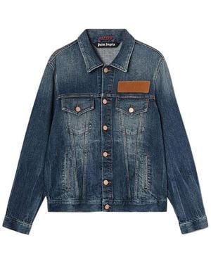 Palm Angels Denim Jackets - Blue