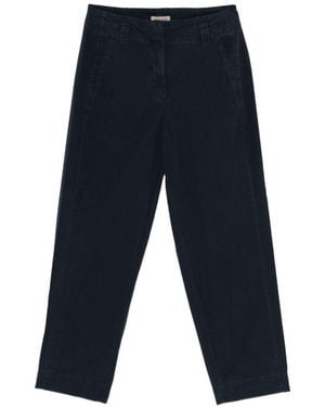 Woolrich Tapered-Hose aus Popeline - Blau