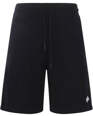 Marcelo Burlon Marcelo Burlon County Van Milan Marcelo Burlon Cotton Basket Shorts - Zwart