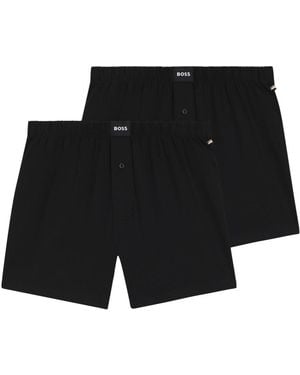 BOSS 2 Pack Boxer - Black