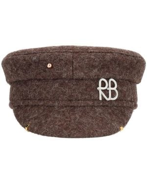 Ruslan Baginskiy Logo Bakerboy Hat - Brown