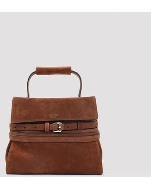 Moschino Tasche mit Gürtel und Henkel - Braun