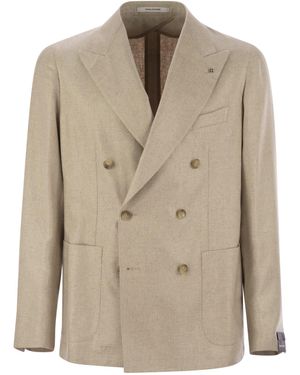 Tagliatore Doppelte Seidenjacke - Natur