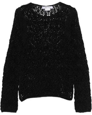 Comme des Garçons Langärmeliger Pullover - Schwarz