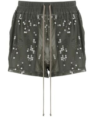 Rick Owens Mini Stylish Shorts For - Green