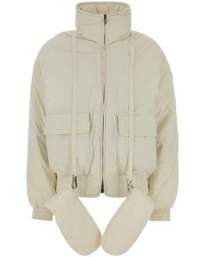 Golden Goose Deluxe Brand Ivory Nylon Padded Jacket - White