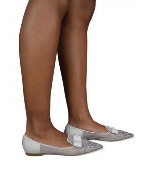 JIMMY CHOO 関税込み Gala bow-embellished ballet flats Luxury shoes for women - GALA Jimmy Choo embroidered sequins