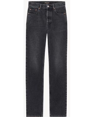 Saint Laurent Relaxed Straight Rr4458 Galerij - Zwart