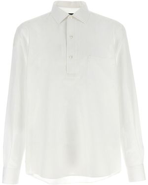 ZEGNA Linnen Shirt - Wit