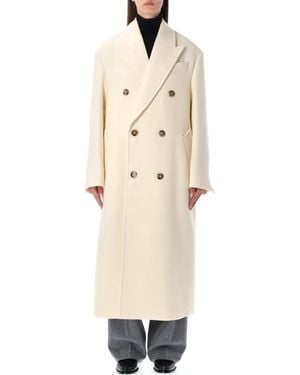 Ami Paris Abrigos Blanco - Neutro