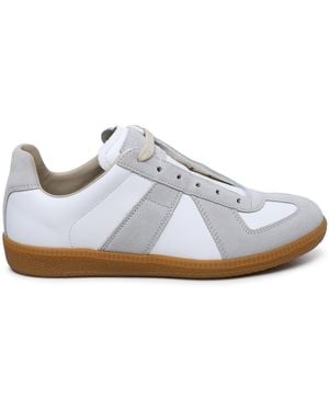 Maison Margiela Leather Replica Trainer - White