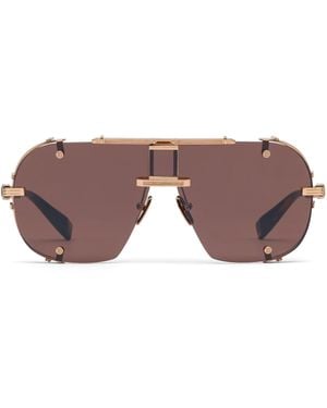 Balmain Kolonel - Rose Gold / Brown Swirl - Zwart